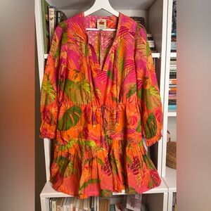 Farm Rio Ombré Forest Dress. Size M